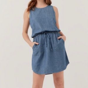 Sleeveless Denim Dress